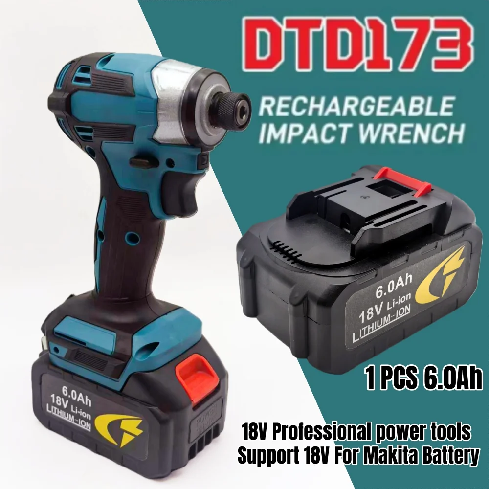 

For Makita DTD173 Brushless Electric Screwdriver Auto Repair Impact Screwdriver Batch 220N.m Electric Driver Tools For Makita18V