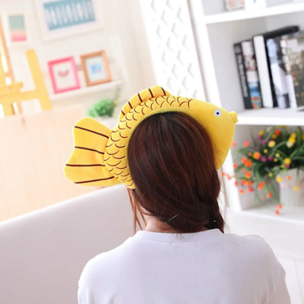 

Adorable Snapper Fish Hair Hoop Creative Headband Decorative Headdress Fun Ornament Adjustable Lightweight Elastic Band Perfect