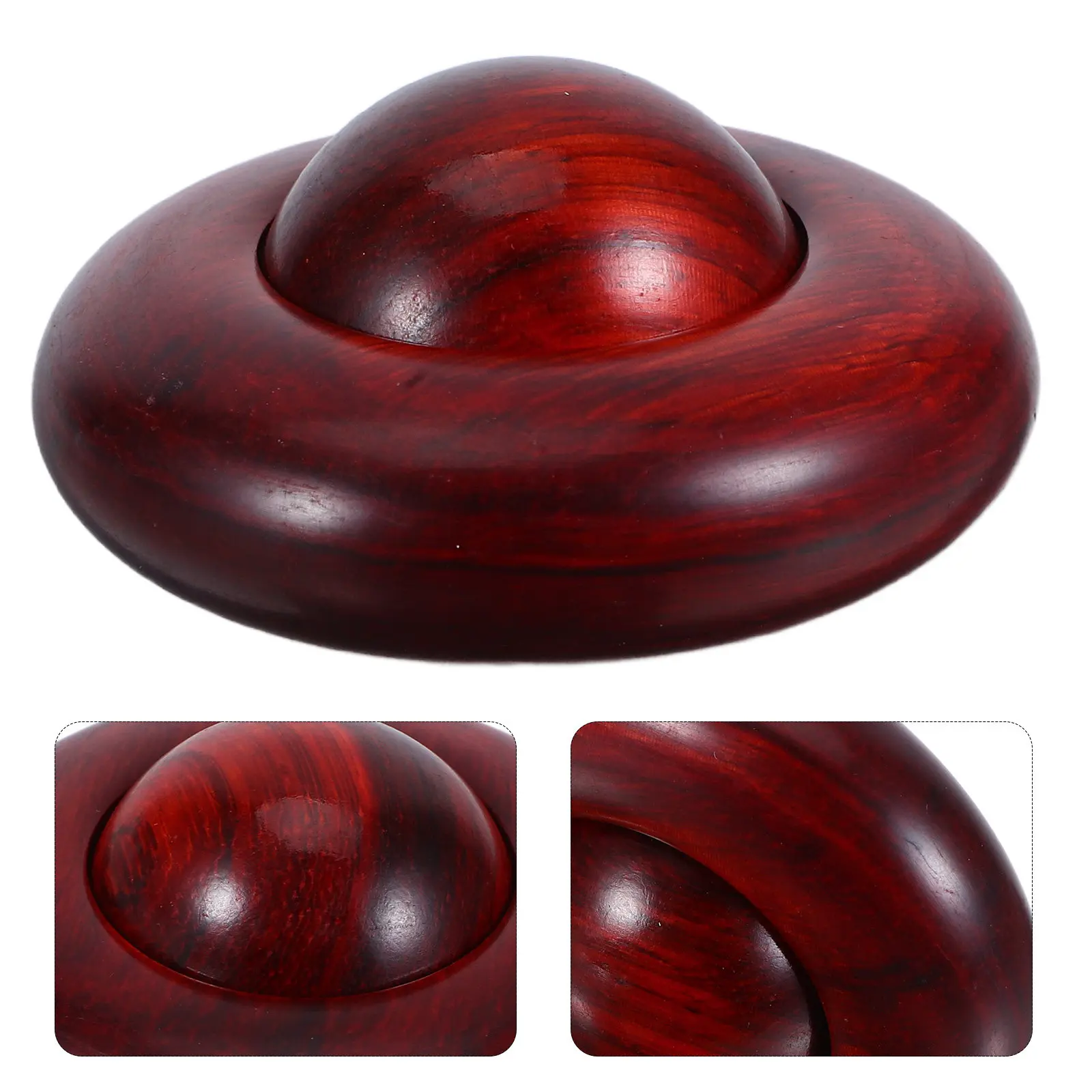 

Zitan Wood Hand Massage Ball Dual-Sided Design for Stress Relief Office Use Traditional Chinese Exercise Baoding Balls