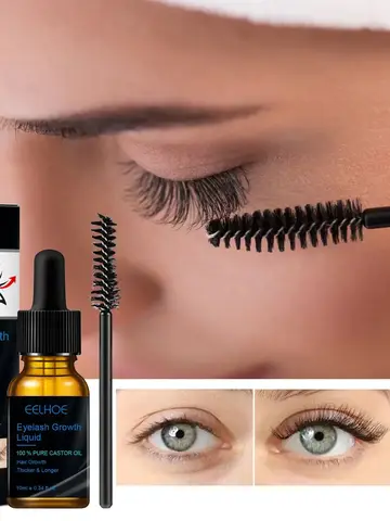 Eyebrows Natural Thick Slender Curl Curl Moist Natural Castor Oil Growth Liquid Serum Extension Eyelash Female Makeup Product