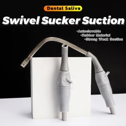 Practic Saliva Ejector Suction Of Dental Chair Weak Swivel Suction Plastic Head Autoclave 135 Spare Parts Unit Dentist Tools