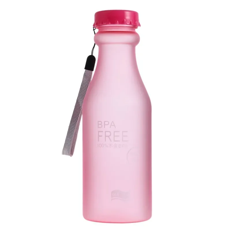 New PBA Free Portable Leak-proof Bike Sports Unbreakable 550ml Plastic Water Bottle Drop Shipping