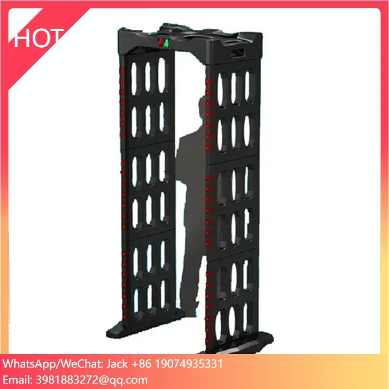 Wholesale price portable arched metal detection security gate walk through metal detector for outdoor event