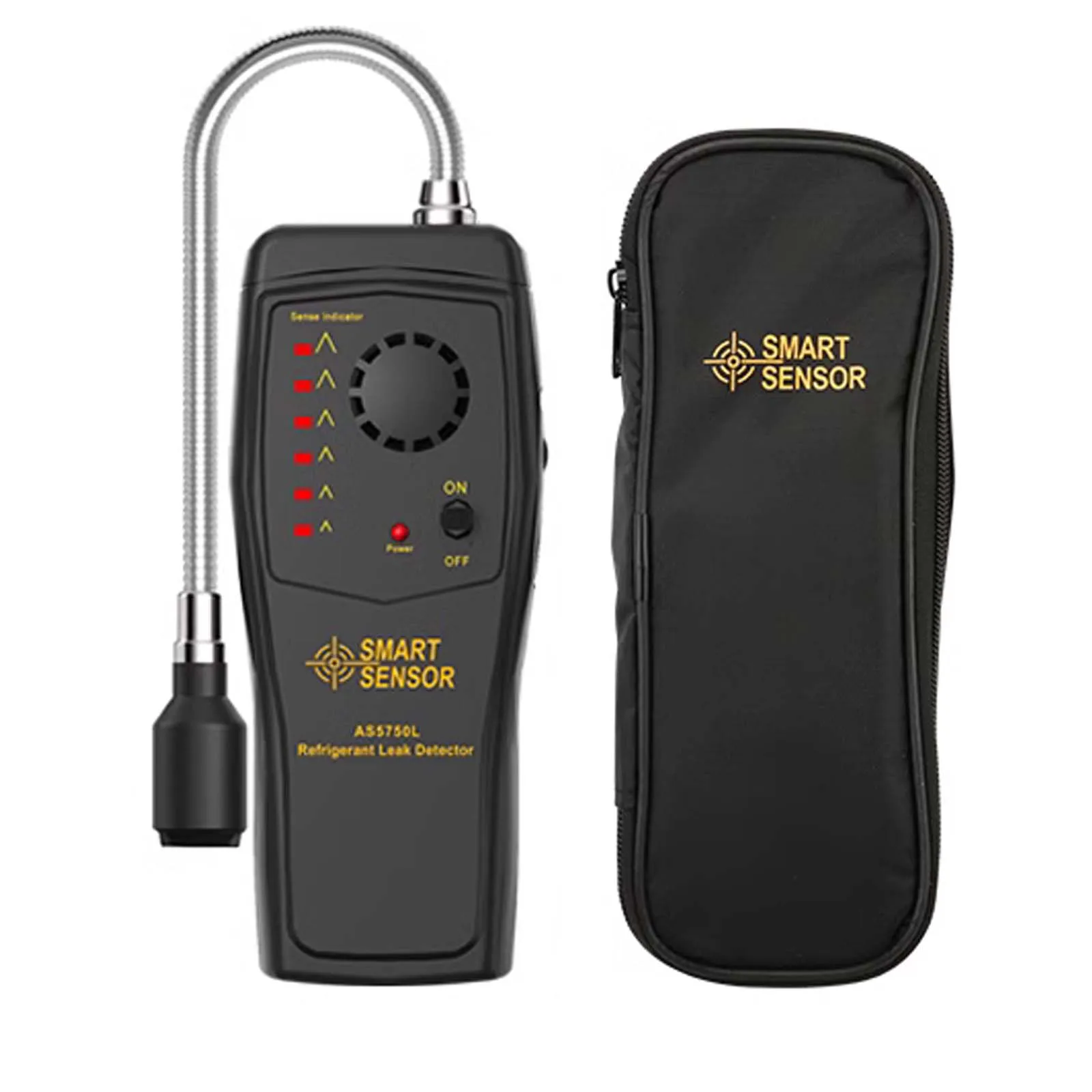 

AS5750L Refrigerant Gas Analyzer Halon Halogen Freon Ethylene Oxide Leak Detector Flexible Sensor Air Condition Monitor