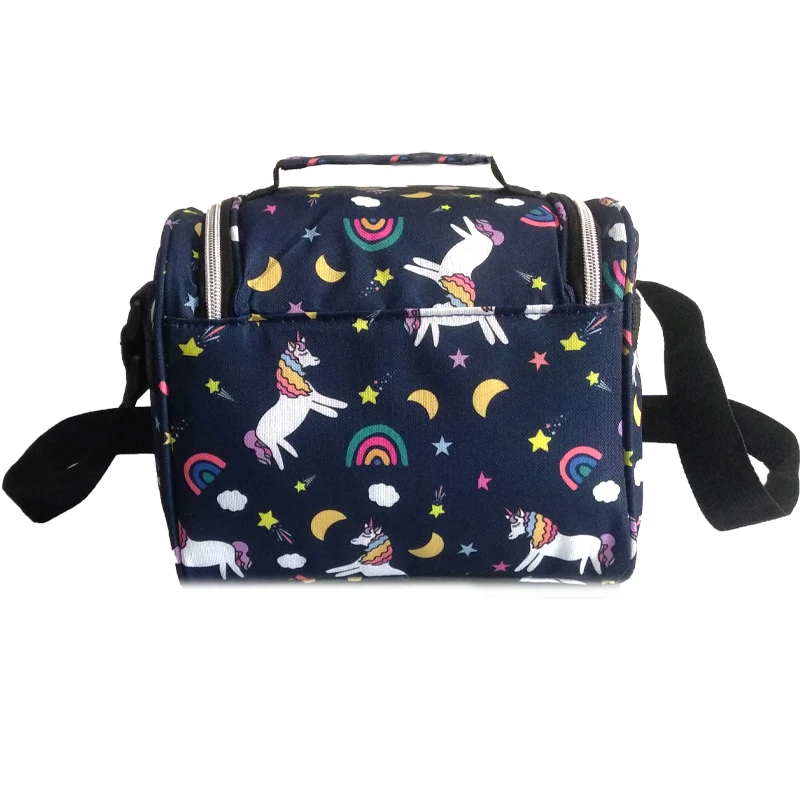 SANNE 5L Thermo Lunch Bag New Kids Cartoon Pattern Waterproof Cooler Bag Insulated Lunch Box Thermal Picnic Bag for Kids