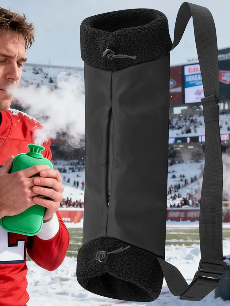 كرة القدم اليد دفئا الحقيبة قابل للتعديل إفشل جهاز تدفئة اليد مع حزام الرقبة وجيب سستة للتخييم الصيد الشتاء في الهواء الطلق