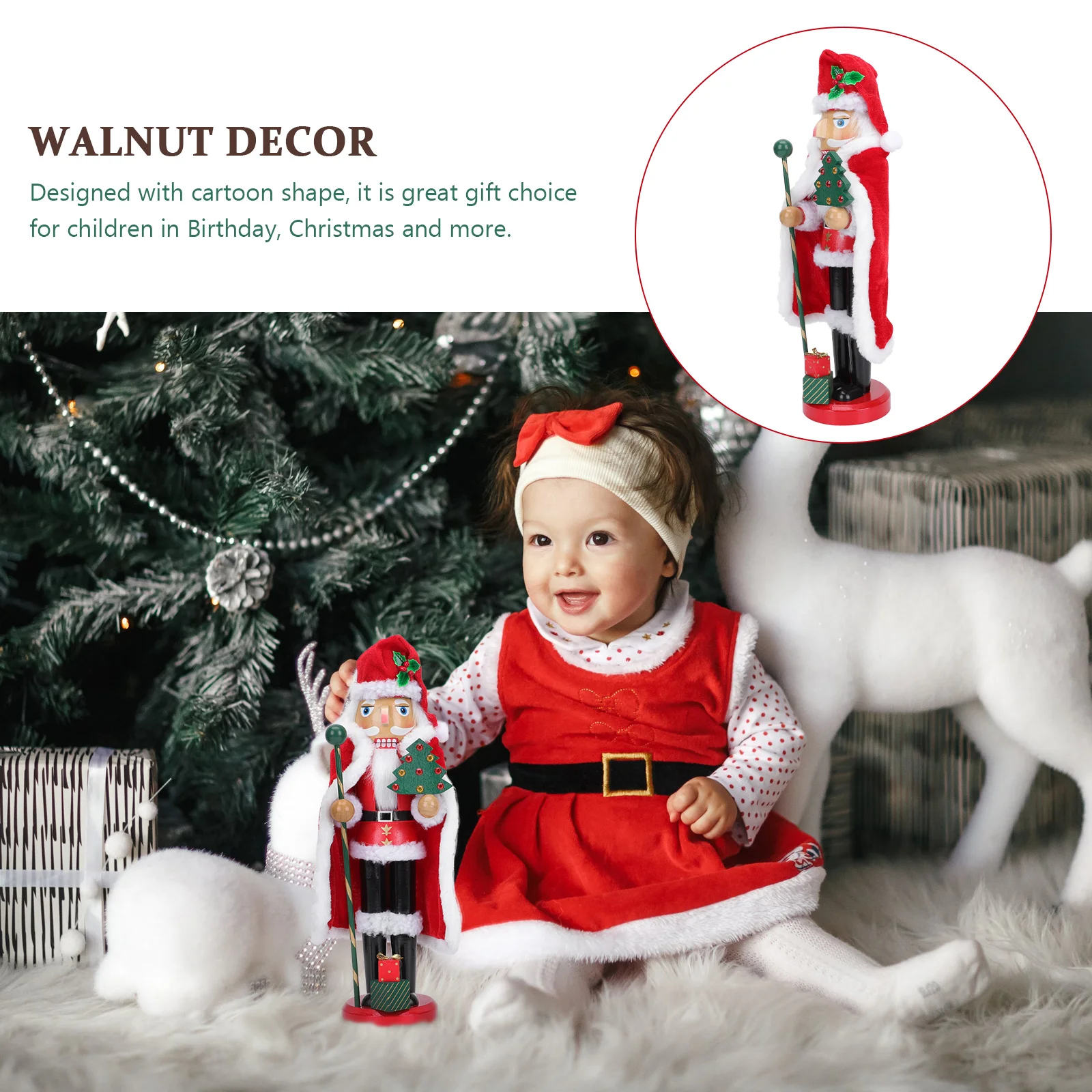 Christmas Nutcrackers Ornament Decoration Festive Decorations Office