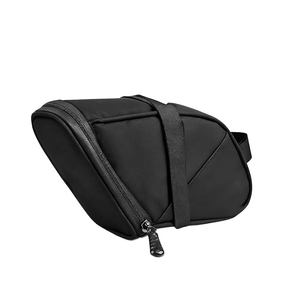Compact Rear Cycling Bag for Road MTB and Bikes Featuring Stable Strap Fixation and Wide-Mouth 180-Degree Entry