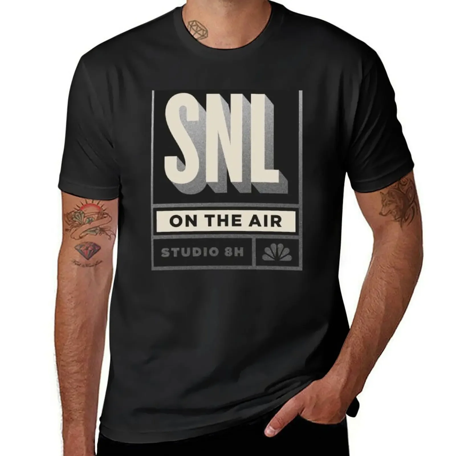 

Saturday Night Live On The Air T-Shirt oversized t shirt korean fashion plain heavy weight t shirts for men