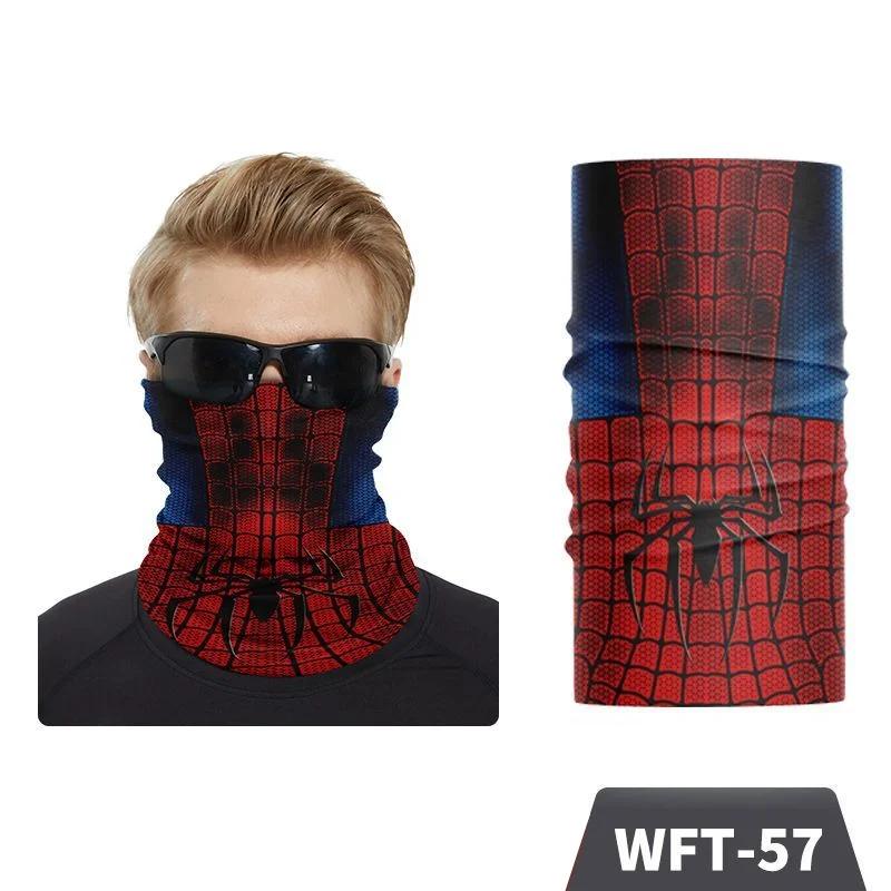 Marvel SpiderMan Iron Man Riding Mask Superhero Man Fashion Outdoor Face Mask Multifunctional Autumn Winter Warmth Riding Scarf