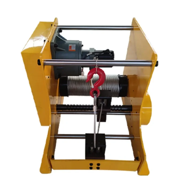1 ton servo PLC intelligent winch, precise parking automatic rope electric winch