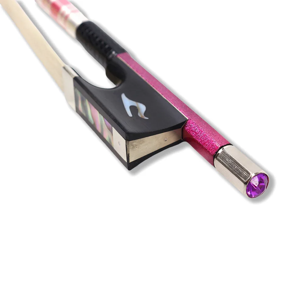 Carbon Fiber Violin Bow 4/4, High Elasticity, Durable, Professional Quality, for Violin Players, Lightweight and Stable