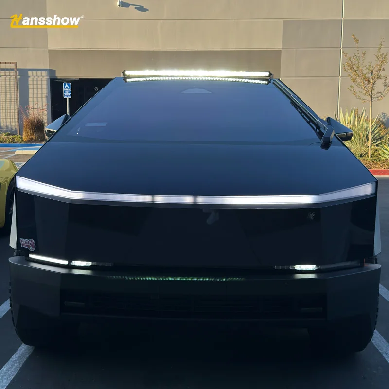 

Hansshow Roof LED Light Bar Off-Road & Overland Auxiliary Lighting Headlight Bar for Cybertruck