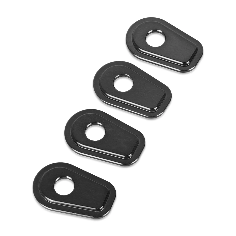 For Kawasaki ZX6R ZX636 ZX6RR ZR7S ZRX1200S ZX7R ZX7R ZX9R ZX12R Motorcycle Parts Black Turn Signals Indicator Adapter Spacers