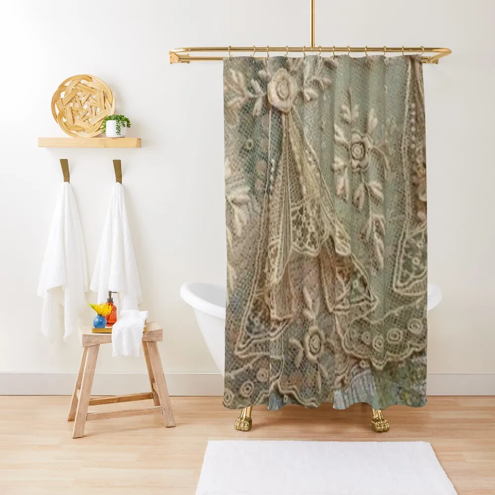 

Beautiful Victorian Lace Print Shower Curtain For The Bathroom Shower For Bathrooms Bathtub Bathroom Deco Curtain