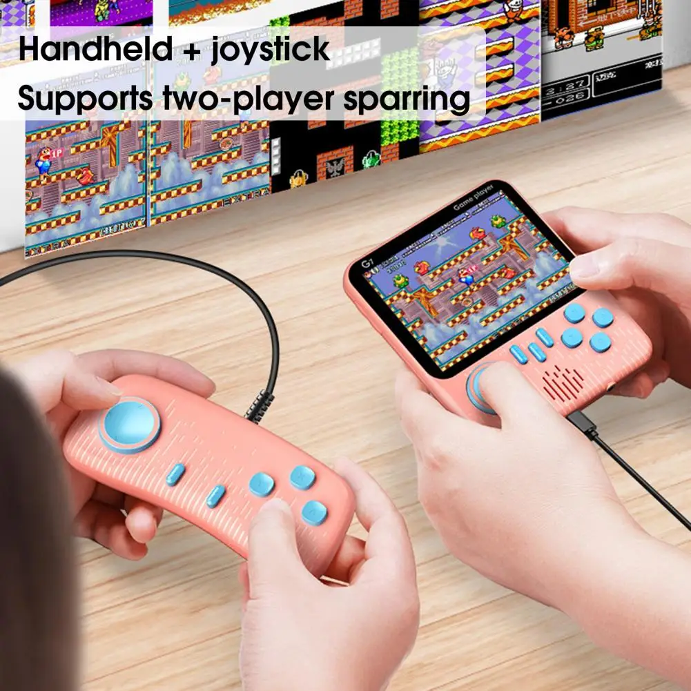 Built-in 666 Games Macaron Color Portable Retro Video Game Console for Travel