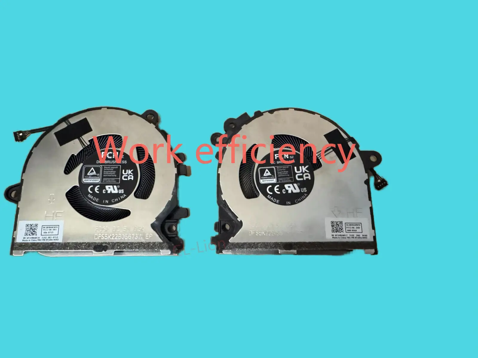 New Cooling Fan for Lenovo Yoga Pro 9 14IRP Slim pro 9 14IRP 5F10S14092 Left/Right