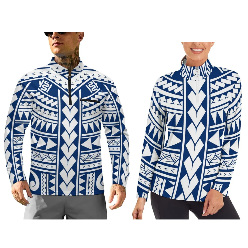 

Новая спортивная одежда с длинными рукавами и принтом в полинезийском стиле с дизайном молнии, которую можно схудеть. Удобная и настраиваемая.