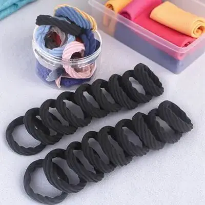 

20Pcs Thick Elastic Hair Tie Set Ponytail Holders Plastic Box Colorful Hair Ropes for Women Girls Daily Use Gift