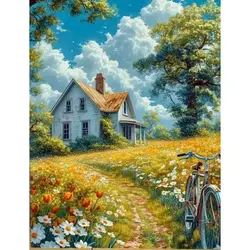 GATYZTORY Paint By Number Landscape On Canvas HandPainted Painting Art Gift Diy Ideas Coloring By Numbers Kits Home Wall Decor
