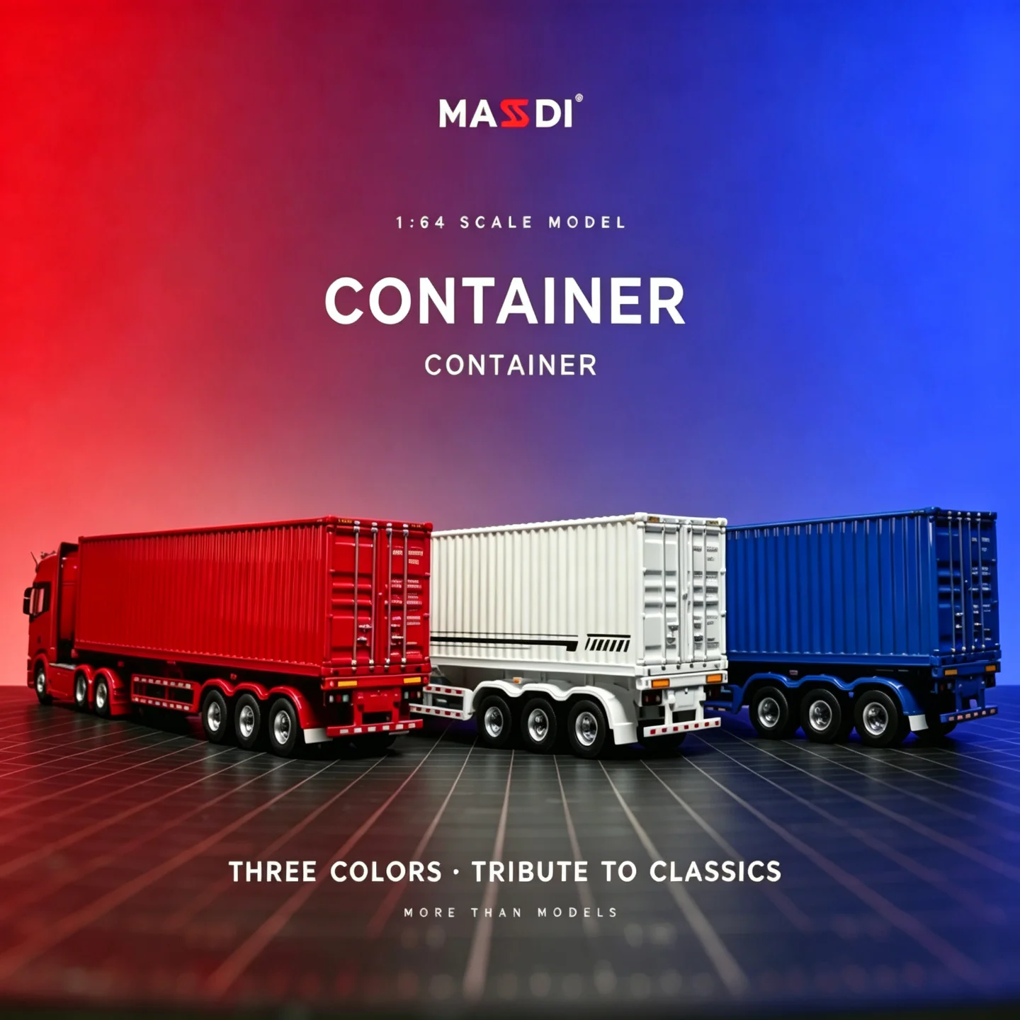 1:64 Scania R500 Heavy Truck Model - Eight-Axle Semi-Trailer Heavy-Duty Truck Model, Perfect Gift for Truck Enthusiasts & Hobby