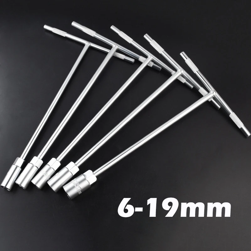 

Набор торцевых ключей Т-образной формы 6-19 мм, набор для ремонта, инструменты для автомастерских, шестигранные ключи, ручные инструменты, ключ для гаек