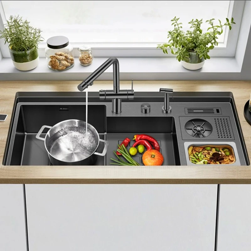 kitchen Sink 304 Stainless Steel 220mm Depth 4mm Thickness Handmade Large