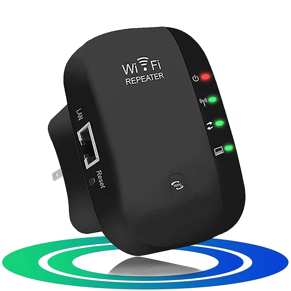 Extensor da escala de wifi até 2640sq.ft 2.4g repetidor sem fio de alta velocidade com cobertura completa integrada do porto 360 ° dos ethernet das antenas