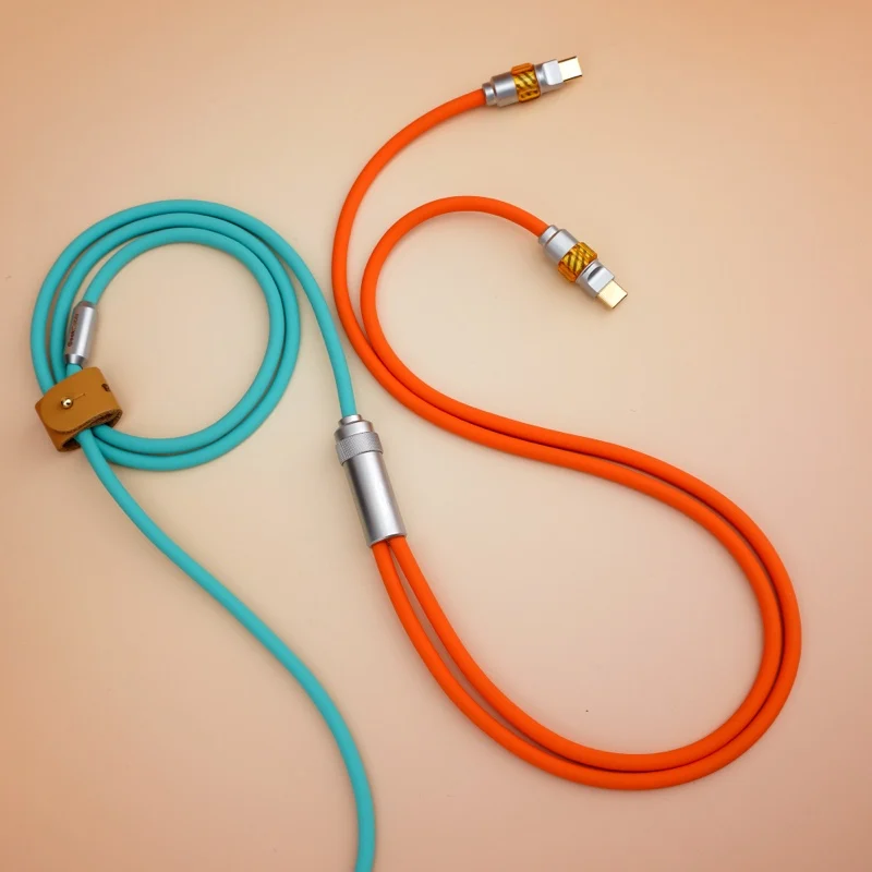 GeekCable 기계식 키보드 Aviator 케이블 와이어 유형-C USB 포트 1-2 Aviator 코일링 케이블 8K Esports 게임용 키보드 케이블 썸네일 5