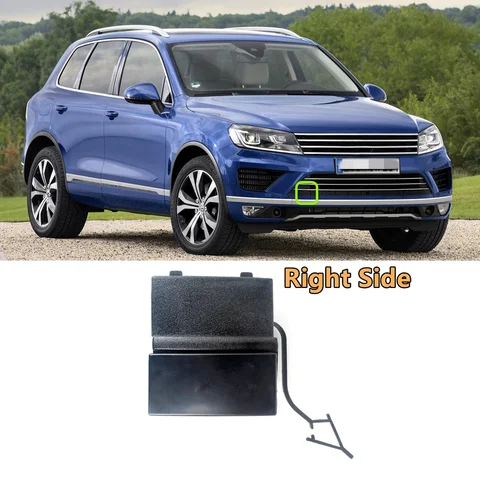 Для VW Touareg 2015 2016 2017 2018 2019 2020 передний бампер фаркопная накладка крышка