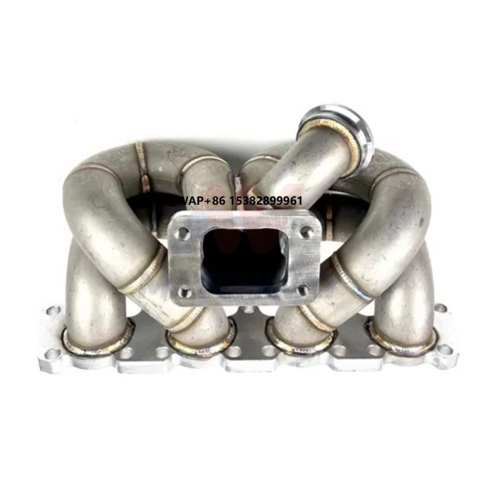 

MATCHWAY 3mm Thick Stainless Steel Exhaust Pipe for 1999-2004A4 1.8L Jetta VW Golf MK4 GTI FWD Turbo T3 Manifold