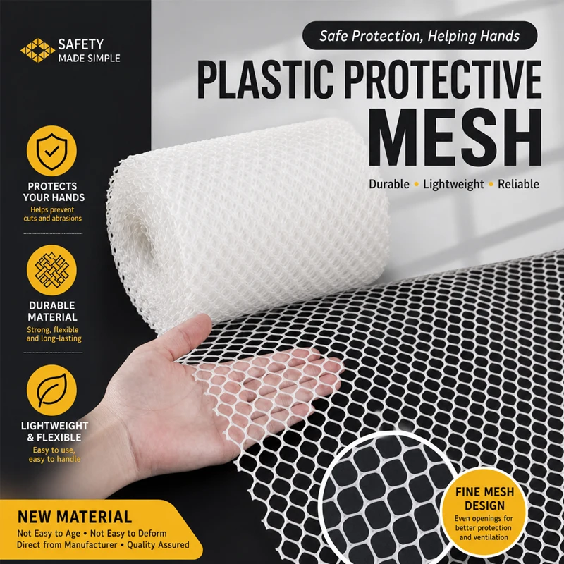 Garden Fence Mesh Cat Pet Balcony Anti-Falling Net Window Plastic Grate Mesh Children Staircase Fall Protection Netting