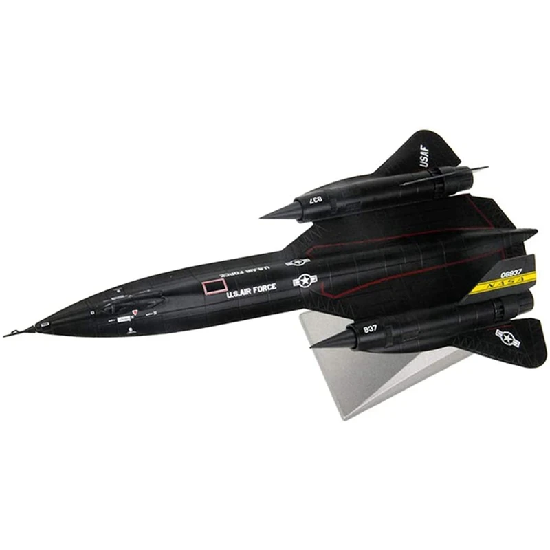 2X 1/144 Diecast SR-71A Blackbird Reconnaissance Plane Airplane Model For Kids Adult Home Office Decor