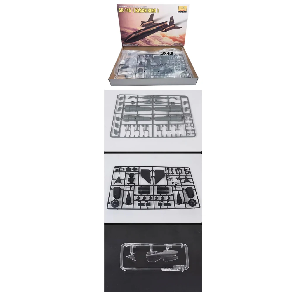 

MINIHOBBY 80201 Масштабная модель самолета SR71 SR-71A Black Bird (разведывательный самолет) в масштабе 1:72, пластиковый конструктор