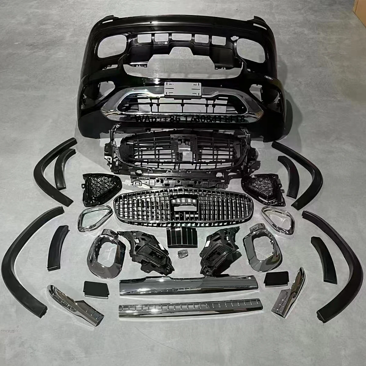 

X167 Facelift to Style Body Kit for GLS X167 2024+ Escalate with Bumper Assembly.