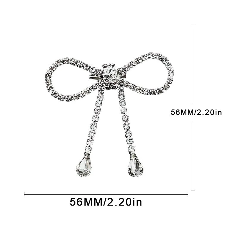 Cardigan elegante, suéter e casaco com laço de strass e detalhes de borla de pérola, perfeito como acessórios de casamento