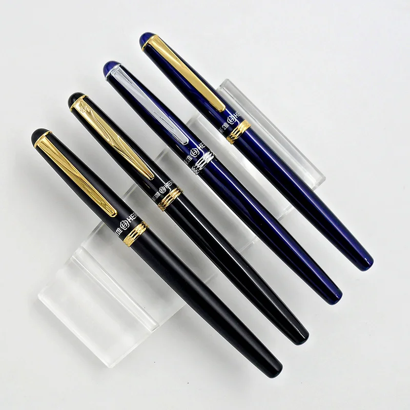 

Hero 852 Fountain Pen Gold Clip Iridium F 0.5MM Nib Student Pens for Writing Smooth Pocket Portable Office Calligraphy Pen