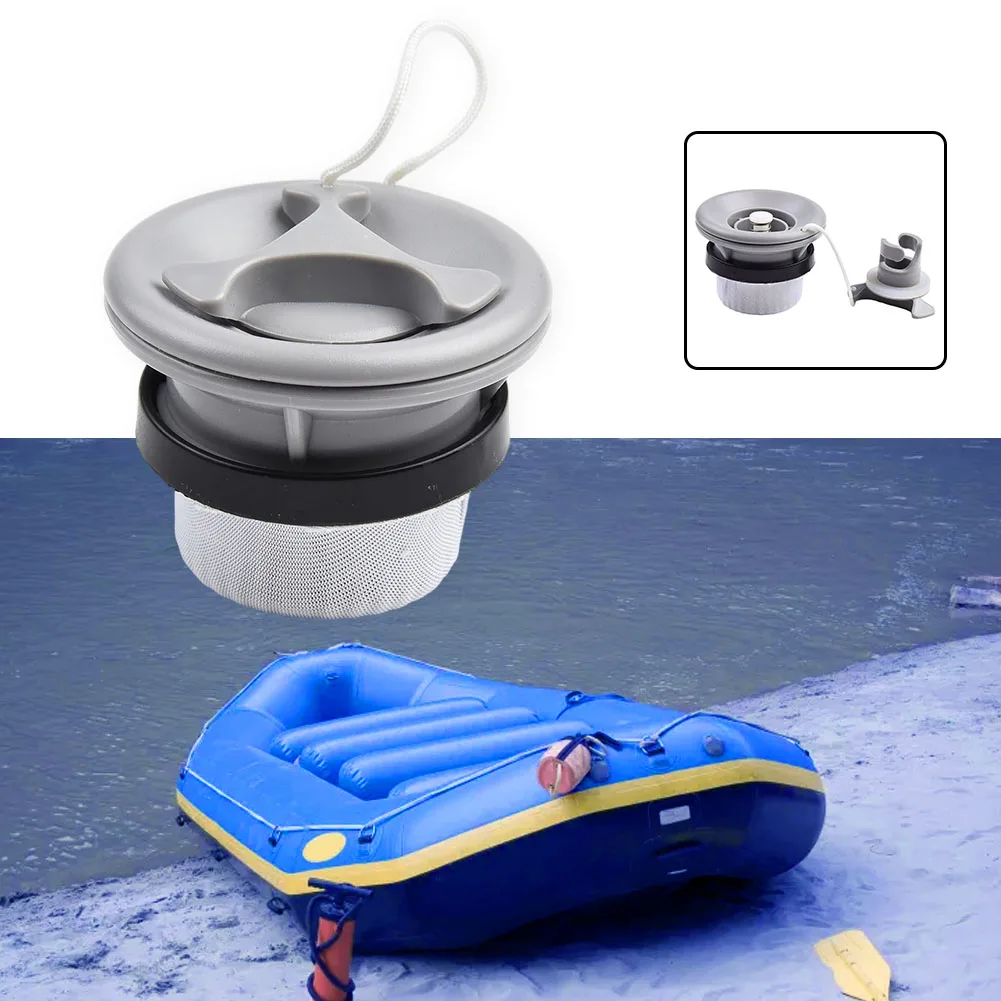 Accessorie Cap Deflate Valve Air Valve Adapter Cap Deflate Valve for Most Inflatable Boat Raft Kayak Canoe Accessorie