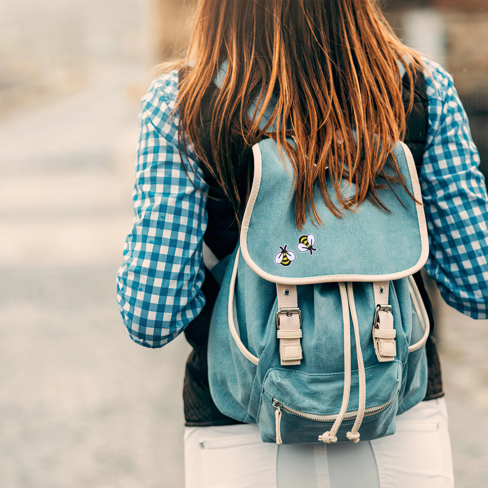 

20pcs Cartoon Bee Embroidered Cloth Patch Iron On Applique For Clothing Bags Hats Repair Decor Hot Melt Sticker