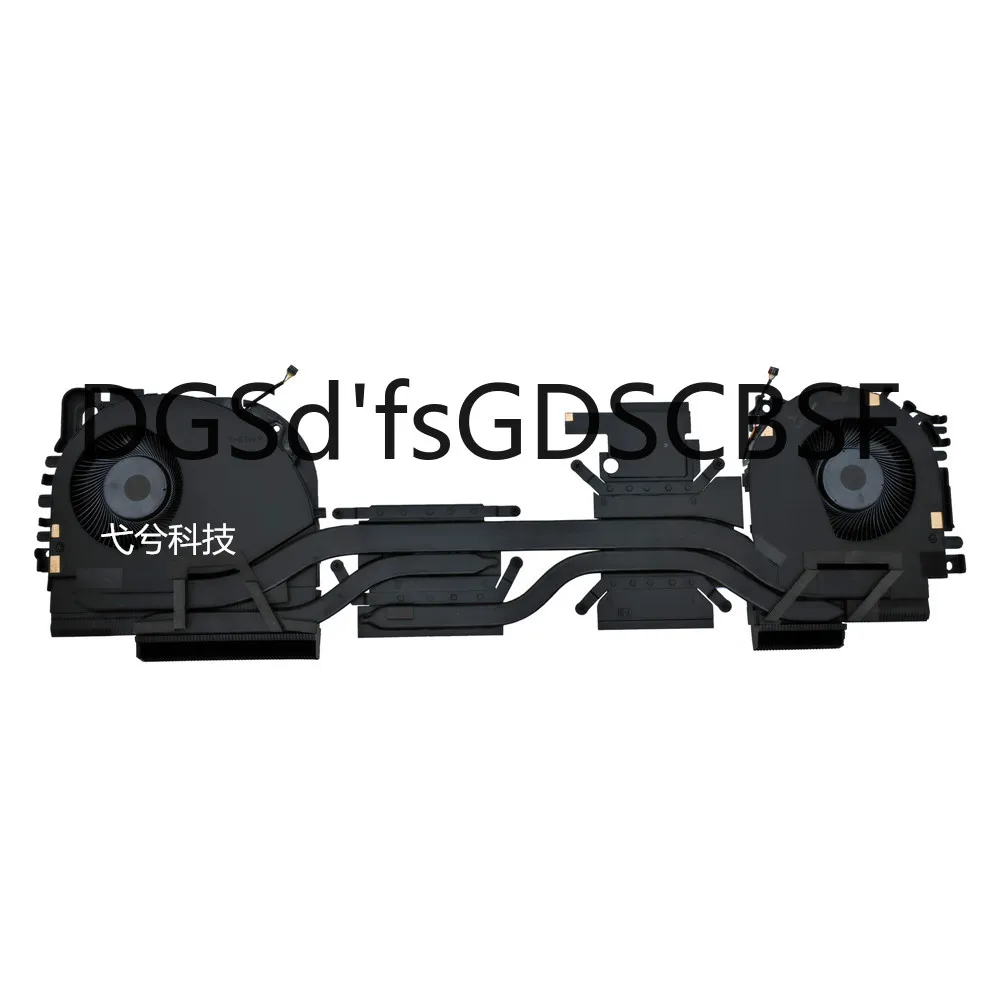 

New Laptop CPU+GPU Radiator with fan set for HP ZBook Fury 17 G7 17 G8 Series Fan ND75C53-19L06 ND75C54-19L07 M20096-001 DC5V