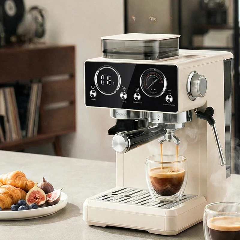 Home Espresso Machine,Hot & Cold Dual Extraction Coffee