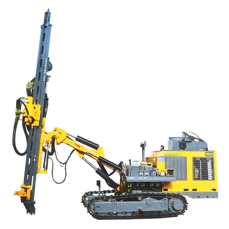 Mining Engineering Drilling Equipment with Dust Cleaning and Environmental Protection Tracked Downhole Drilling Vehicle