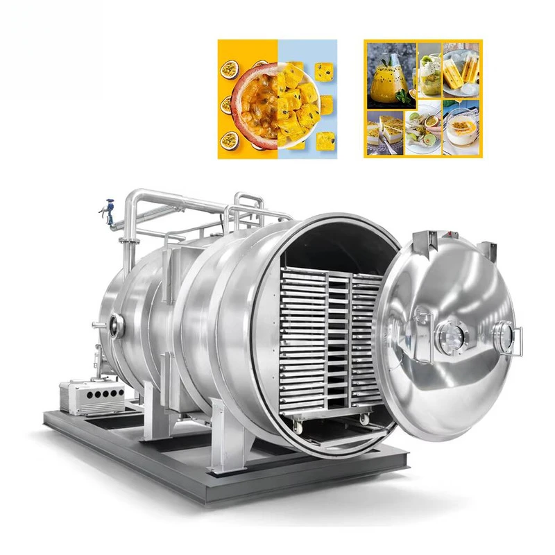 100- 3000Kg Freeze-Dried Milk Tablets Industrial Vacuum Freeze Passion Fruit Dryer