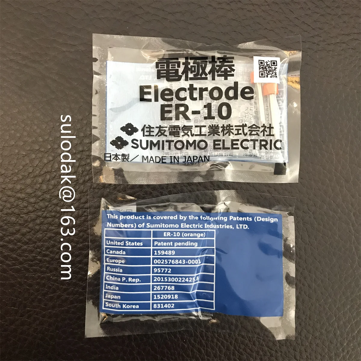 سوميتومو T-39 Type-66 T-81C 82C T-400 T-600C Z1C 71C الألياف الانصهار جهاز الربط لحام القطب الكهربائي قضيب ER-10 صنع في اليابان