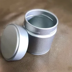 10pcs Mini Round Tin Jar Tea Powder Container Empty Box Portable Packaging Candle Jar