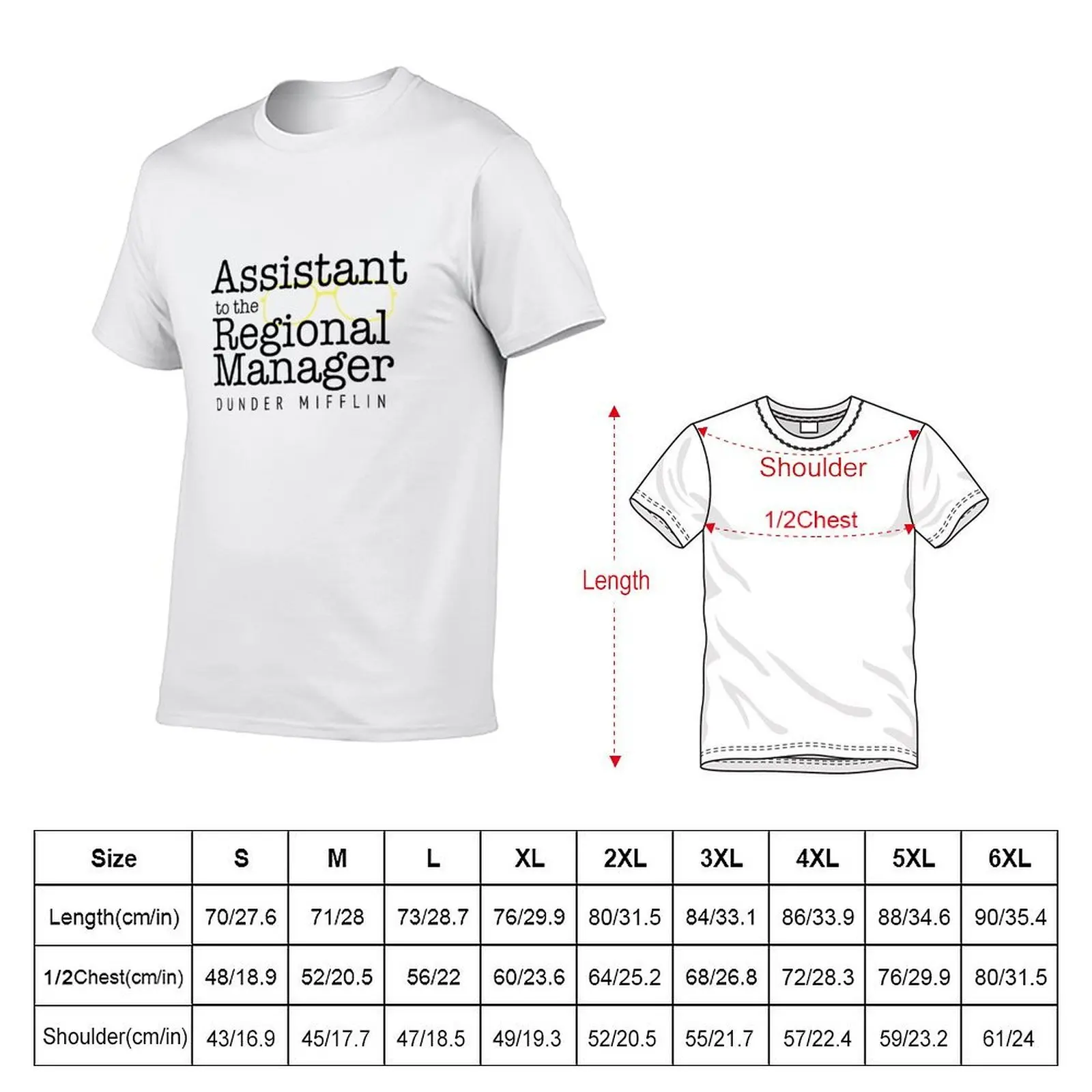 Assistant to the Regional Manager T-Shirt anime clothes vintage t shirts mens clothes