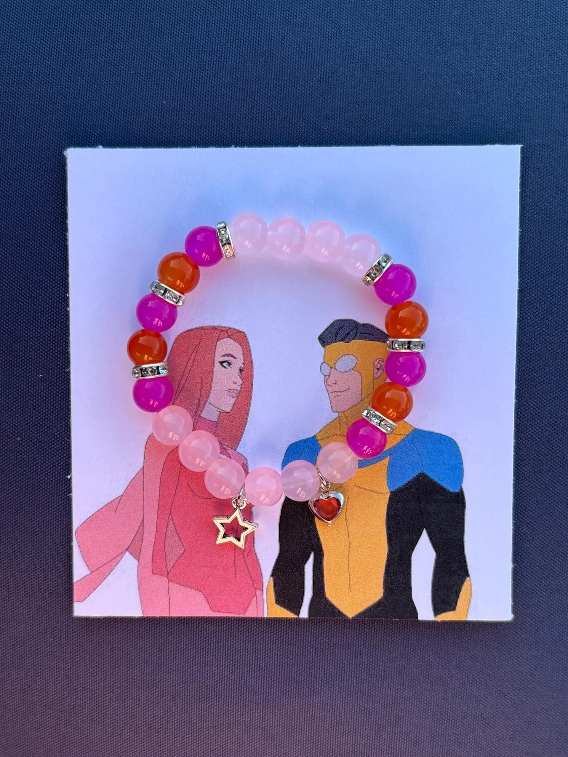 Handmade Manga Matching Bracelet/Friendship/Couple Matching Bracelet Y2K Handmade