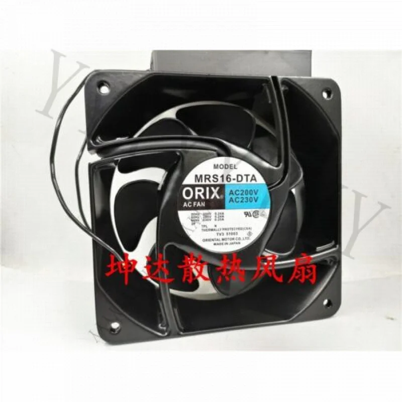 Y+ for ORIX Fan MRS16-DTA AC200-230V 160mm 2 Wire cooling fan