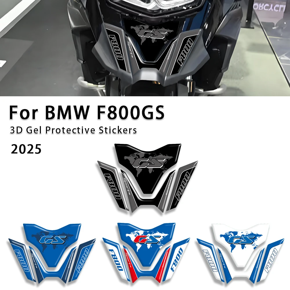 

For BMW F800GS F 800 GS 2024 2025 3D Gel decal Front Deflector Protector Motorcycle Paint Protection Sticker Kit
