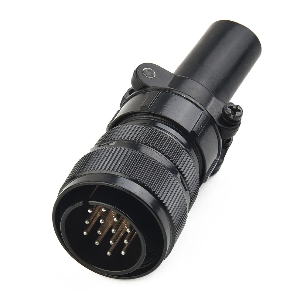 14-контактный металлический штекерный разъем для сварочных систем Miller TIG и сварочных аппаратов Hobart MIG, артикулы 136961, 141162, диаметр контакта 1,6 мм